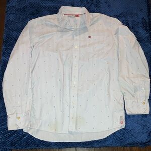 Men's White Button-Up Shirt/Quicksilver xl